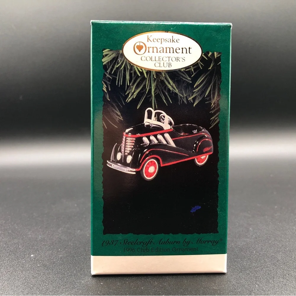 Hallmark Keepsake Ornament 1996 -1937 Steelcraft Auburn By Murray Die Cast Metal
